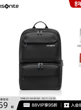 Samsonite新秀丽男士双肩包书包大容量电脑包时尚商务通勤背包36B