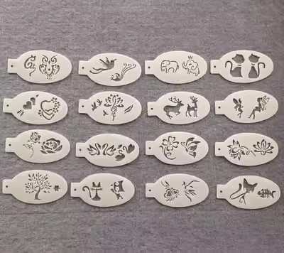 面部彩绘塑料绘画模板