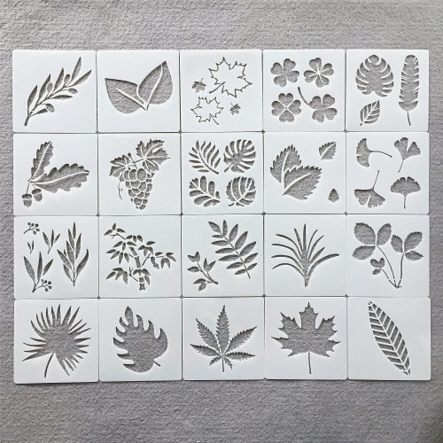 跨境新款美术绘画镂空模板图创意画板涂鸦装饰儿童画画辅助模板尺
