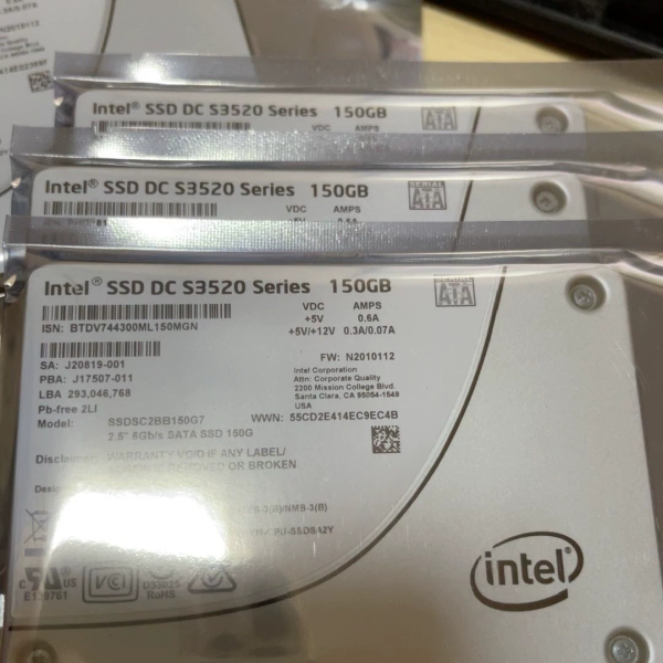 Intel s3520 150g固态硬盘 企业级mlc颗粒