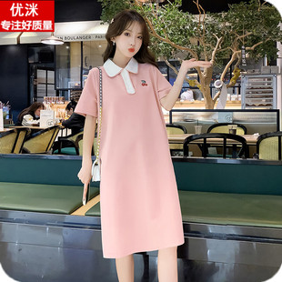 女大童T恤连衣裙夏季 15岁初中生甜美公主裙子 胖女孩加大码 宽松12