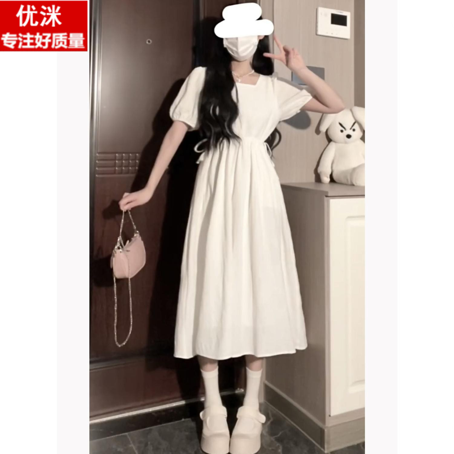 学院风夏季女大童甜美日系连衣裙