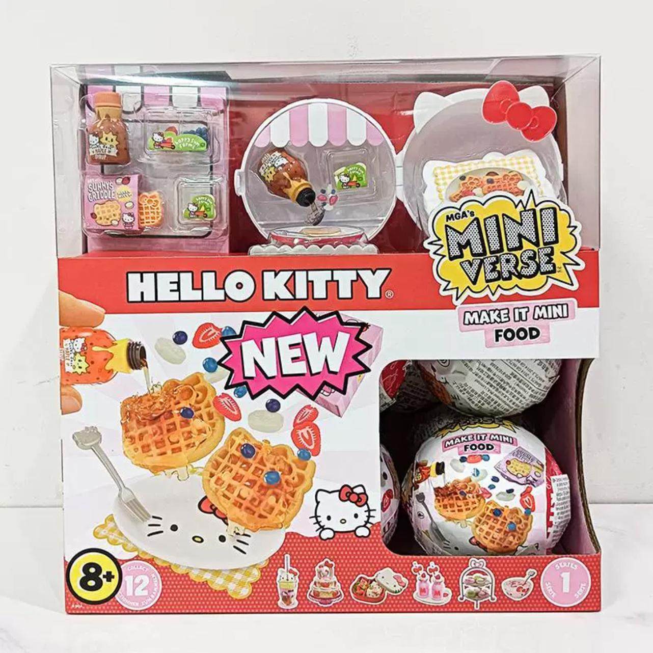 miniverseHelloKitty迷你微缩diy食玩自制盲球MGA凯缇猫微缩玩具