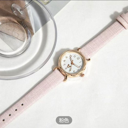 新款可爱米老鼠卡通手表女款初高中学生考试专用小众单纯送好闺蜜