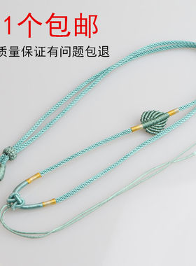 手工绳编织金丝线树叶吊坠绳翡翠玉玛瑙挂坠绳子蜜蜡黄金项链绳