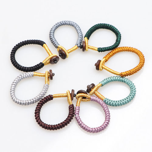 手工编织金刚结挂件棉线钥匙扣