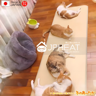 24H开启 小动物猫狗宠物可用 日本移动地暖垫恒温电热地毯