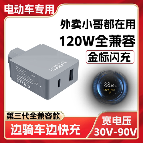 LDZM电动车载充电器适用小米120W