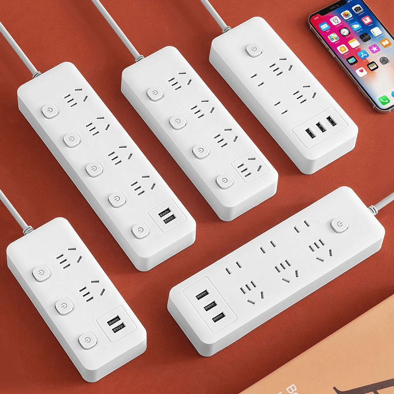 米用正品多功能插座家用插排插线板带线多孔拖线接线板USB纯铜芯,电子/电工,接线板,淘宝优惠券,粉丝福利购,淘宝优惠卷