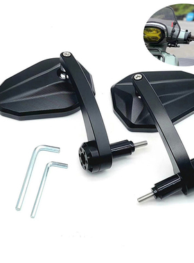 适用本田Honda CB650R CB400F CB190SS 手把镜反光镜倒置后视镜