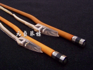 【特价】二胡弓子 元贞专业级白竹无漆二胡弓 弹性佳 天然白马尾