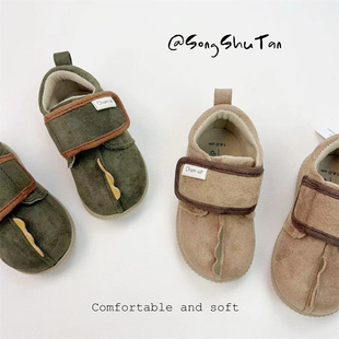 恐龙!小童春秋鞋子男女宝宝学步鞋儿童机能运动鞋轻便软底1-3岁