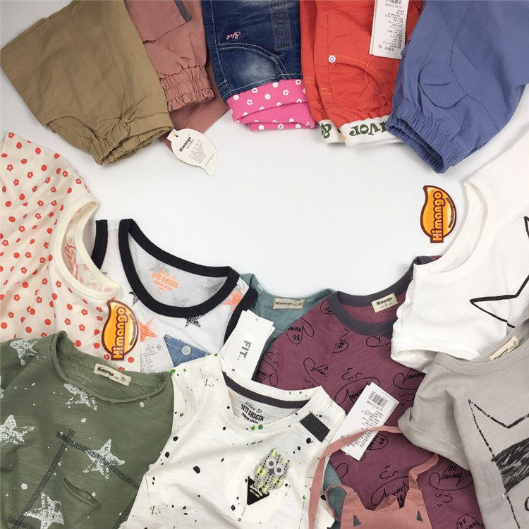 【清】韩国品牌童装夏季男女童纯棉T恤短裤套装裙子雪纺SFIT KIDS