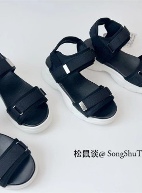 大童休闲凉鞋女童露趾沙滩凉鞋