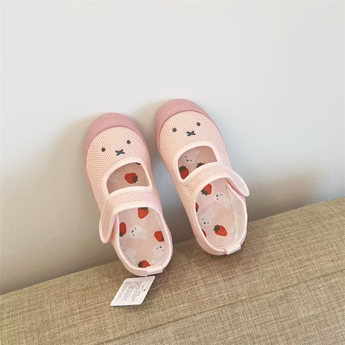女童网面运动鞋夏季小童单鞋浅口