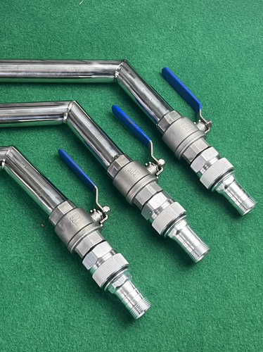 极飞大疆植保无人机自用防腐蚀不锈钢大流量防起沫转向加药枪专用