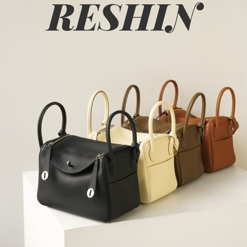 RENSHIN TC真皮女包大容量琳迪包医生包新款手提单肩包包女枕头包