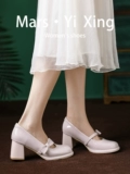 Yixing Mary Zhen Women's Shoes 2024 Новая круглая гонча