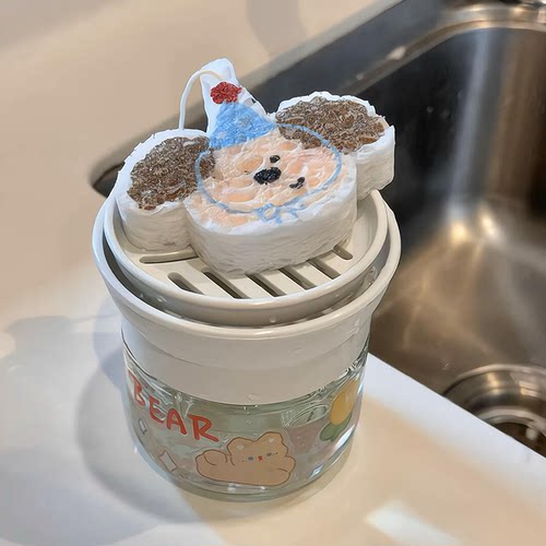 卡通洗洁精水槽按压器水池按压瓶洗涤剂分装小瓶便携皂液起泡器