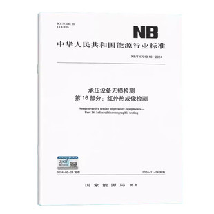 NB/T47013.16-2024承压设备无损检测 第16部分: 红外热成像检测