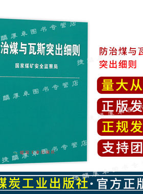 【正版】2019防治煤与瓦斯突出细则国家煤矿安全监察局煤炭工业出版社煤矿山安全瓦斯安全防治煤与瓦斯突出规定防突技术安全2
