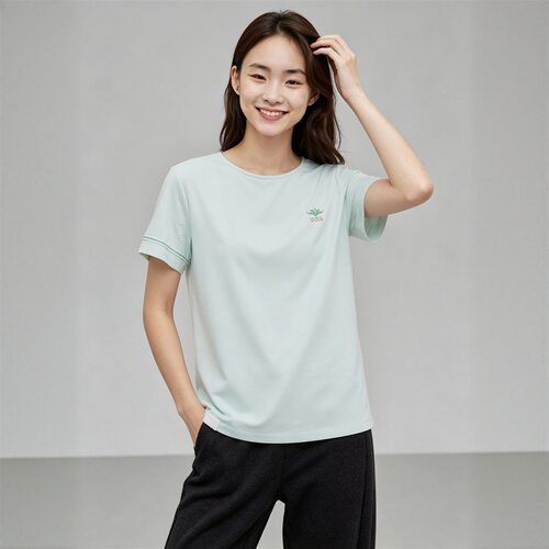 李宁女子亲肤凉感短袖文化衫