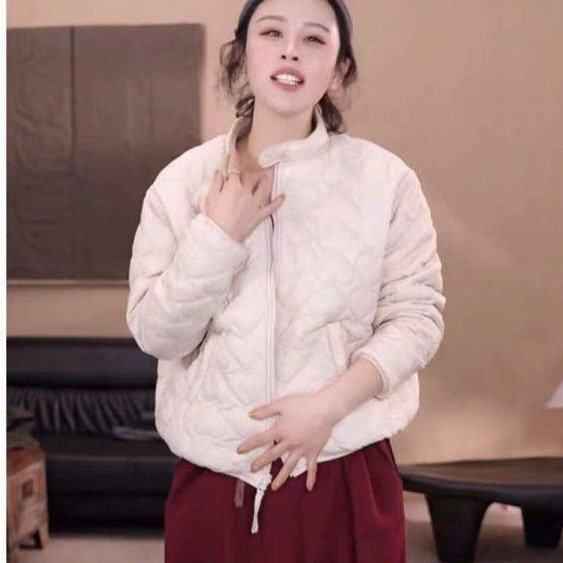 原版直播爆款2025秋冬新款时尚双面穿立领棉服棉衣外套女