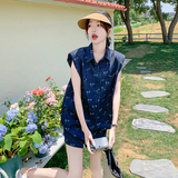 时尚套装休闲套装高腰西装炸街牛仔减龄显瘦女装宽松小香风气质，女装套装/套裙，2C196