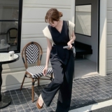 新品撞色连体裤C196-1971-P135控208，女装连体裤，2C196