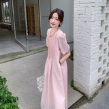 新品宽松连衣裙C196-9363-P125控178，女装连衣裙，2C196