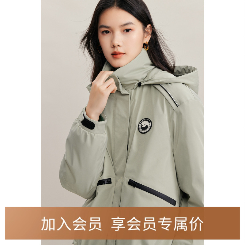 90白鸭绒羽绒服伊芙丽时尚