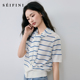 设计感时尚 诗凡黎两件套披肩条纹针织衫 2025夏新款 洋气显瘦上衣女