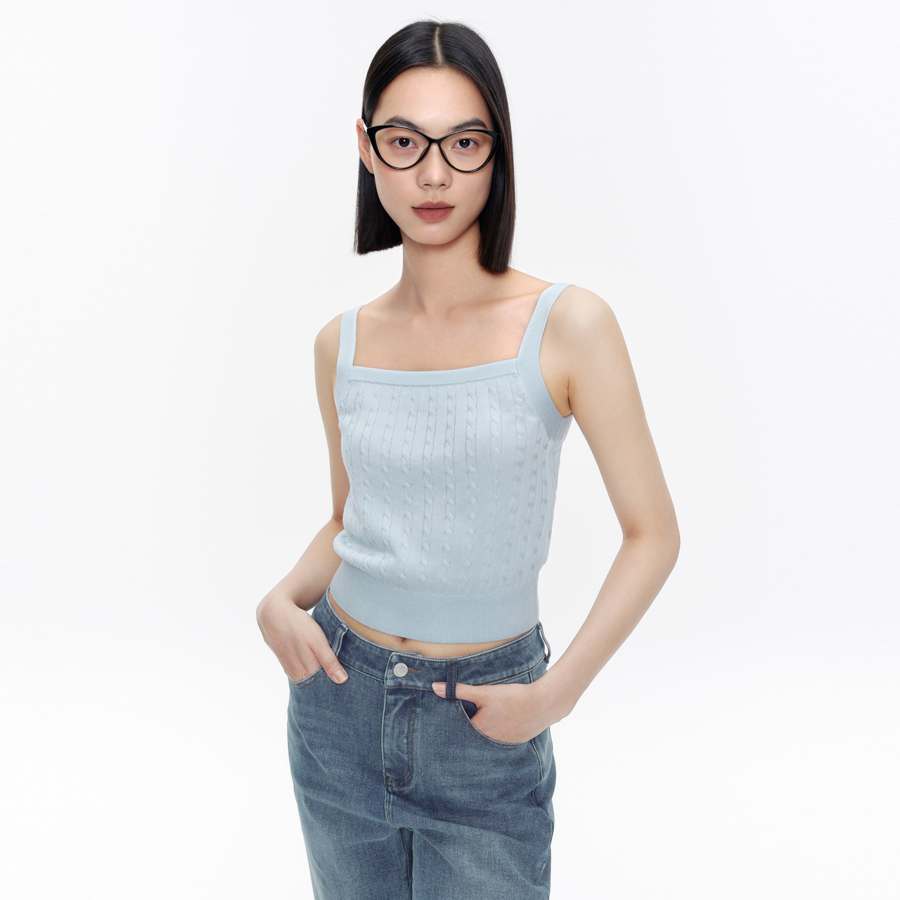 【商场同款】伊芙丽基础百搭背心毛针织衫2025年春季 1F7131693G