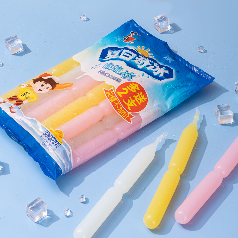 喜之郎夏日奇冰脆脆冰85ml*10支棒棒冰碎碎冰冷饮料果汁果冻零食