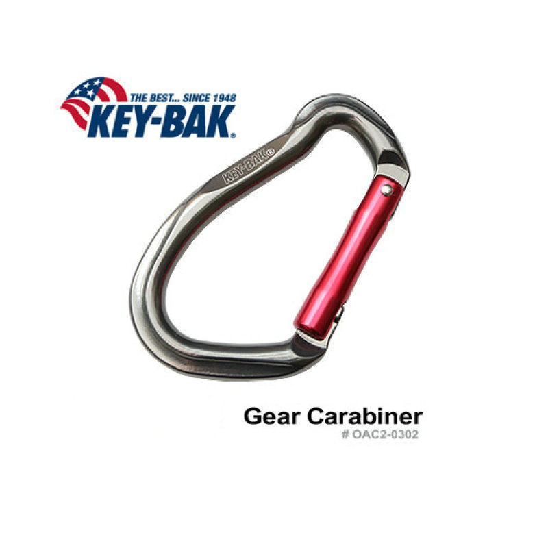 美国KEY-BAK Gear Carabiner D型环钥匙扣户外多用途挂扣挂钩