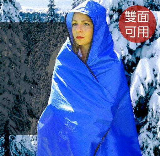 美国grabber 防水防风抗撕裂户外毯应急急救毯救生毯带帽保温毯