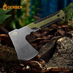 美国戈博GERBER户外斧头全钢开山斧一体龙骨短柄手斧野营斧子