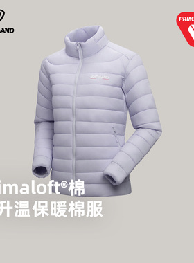 诺诗兰轻逸棉服PRIMALOFT女士秋冬三防透气保暖立领P棉NPJEH2848S