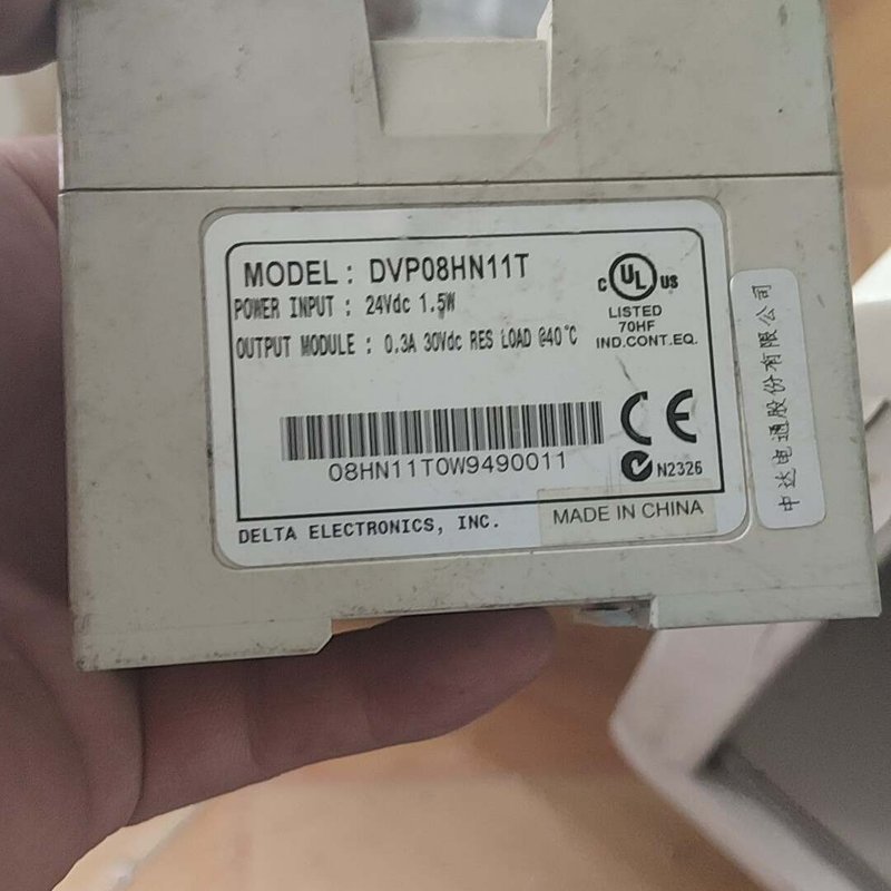 台达PLC扩展模块 DVP08HN11T，拆机件，成色看看图--议价商品图片