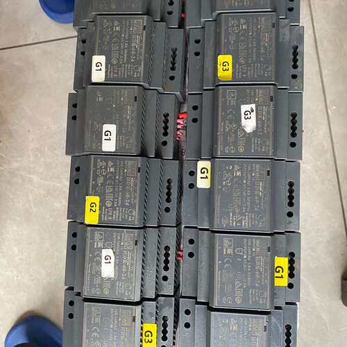 二手拆机．MW明纬工业用导轨型电源 60W 24VDC.型号--议价商品