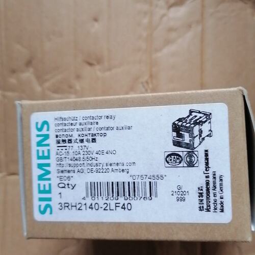 西门子接触器 3RH2140-2LF40 77…137V--议价商品