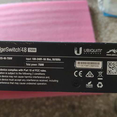 UBNT优倍快 ES-48-750W二手POE交换机--议价商品