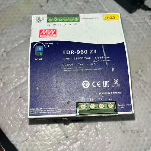 MW明纬 电源，TDR-960-24，功能正常，实图拍摄出售--议价商品