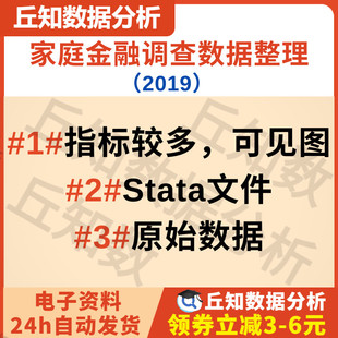 2019家庭金融调查数据整理 chfs 19含问卷，stata数据集