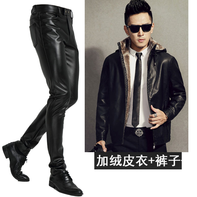 户外世林骑行男士皮衣