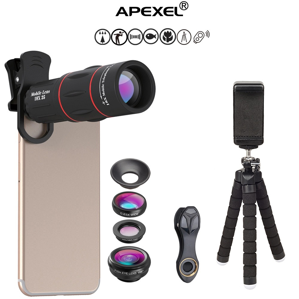摄影APEXEL多功能四合一