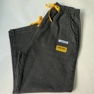 潮流休闲牛仔九分裤 宽松直筒韩版 657 男式 春夏款