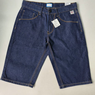 牛仔五分裤 男式 合体直筒纯棉休闲时尚 薄款 255225 夏季