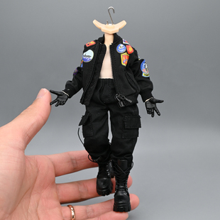 12分阿巳3.0北冥体修罗丸娃衣飞行夹克潮流外套bjd娃娃素体衣服ob