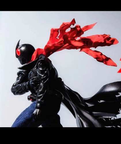 假面围脖骑士百搭铁丝围巾人偶